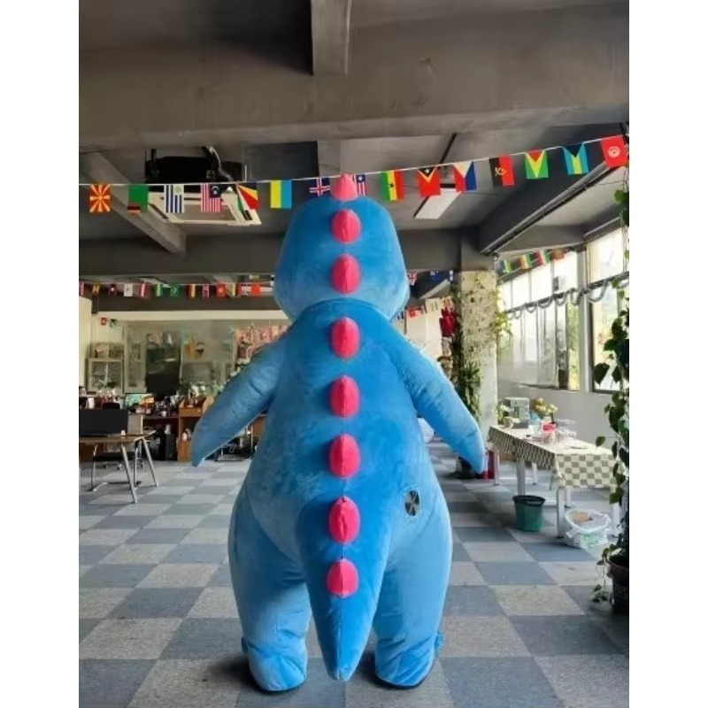 Kostium dmuchany Niebieski Smo – Inflatable Dinosaur Costume Adult recenzja i cena