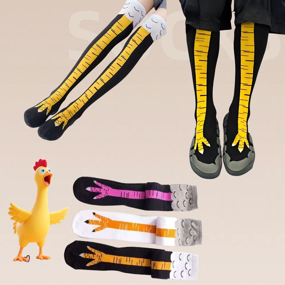 Męskie Damskie Śmieszne Skarpe – Funny Chicken Leg Socks recenzja i cena