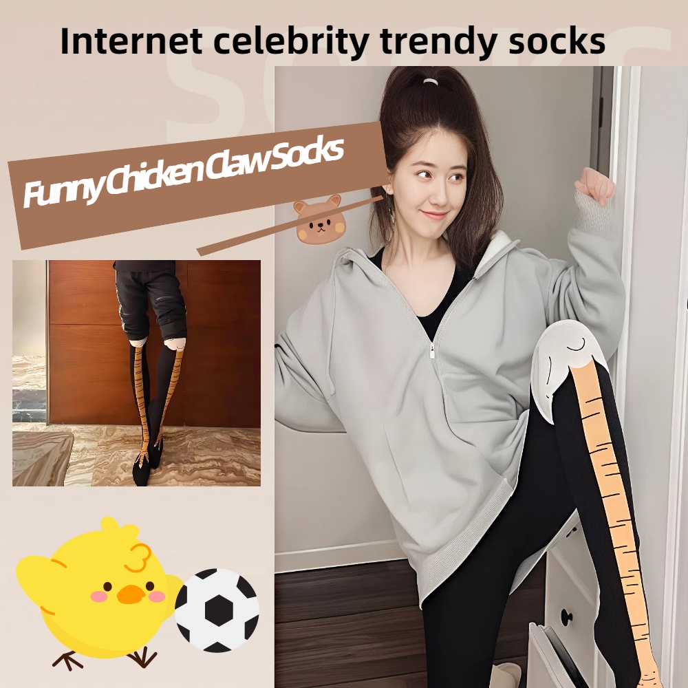 Męskie Damskie Śmieszne Skarpe – Funny Chicken Leg Socks recenzja i cena