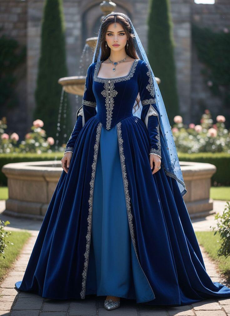 Średniowieczna Tudorowska Król – Medieval Renaissance Dress Women recenzja i cena