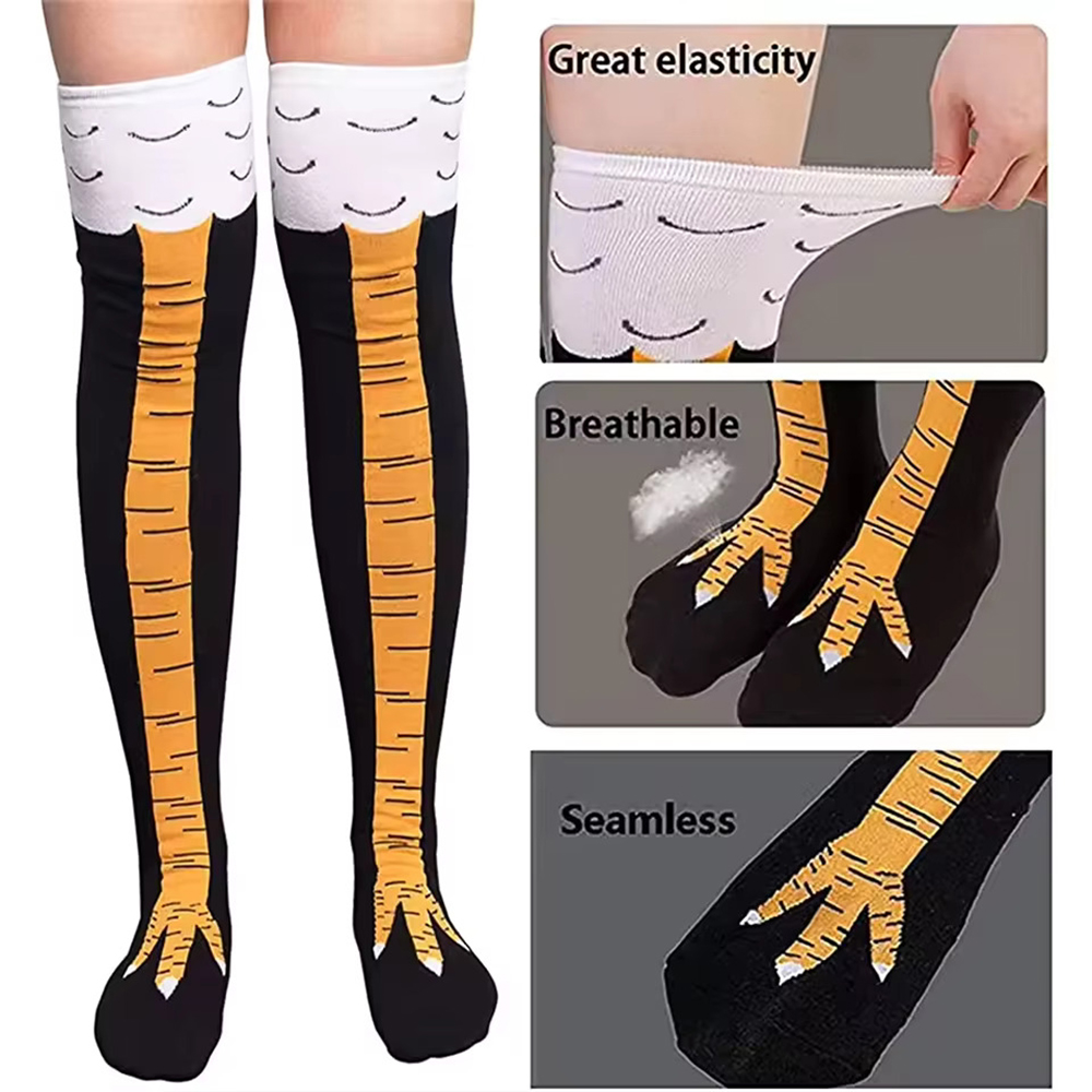 Zabawne skarpetki z kurczakowy – Funny Chicken Leg Socks recenzja i cena