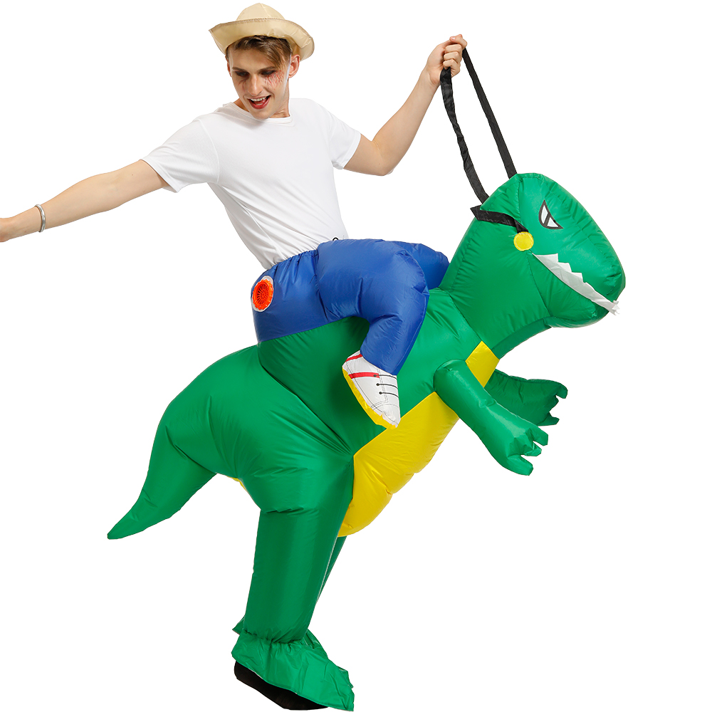 Kostium dmuchany dinozaura na  – Inflatable Dinosaur Costume Adult recenzja i cena