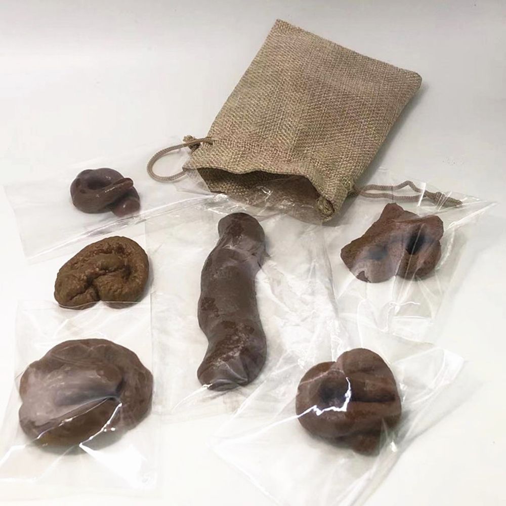 6 szt. Zabawne gadżety-żarty z – Fake Poop Gag Gift recenzja i cena