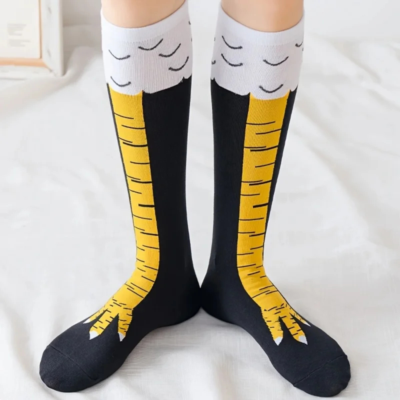 1/2 pary Skarpetki damskie za  – Funny Chicken Leg Socks recenzja i cena