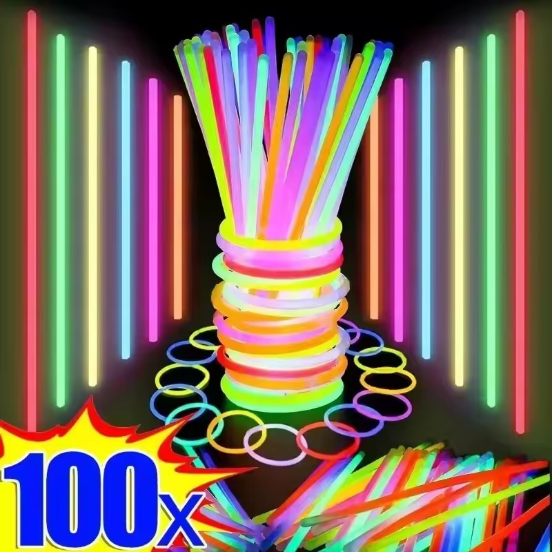 50/100 szt. Fluorescencyjne pa – Glow In The Dark Party Glasses recenzja i cena