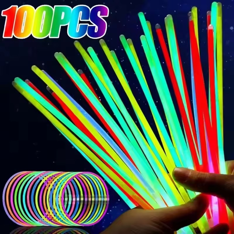 50/100 szt. Fluorescencyjne pa – Glow In The Dark Party Glasses recenzja i cena