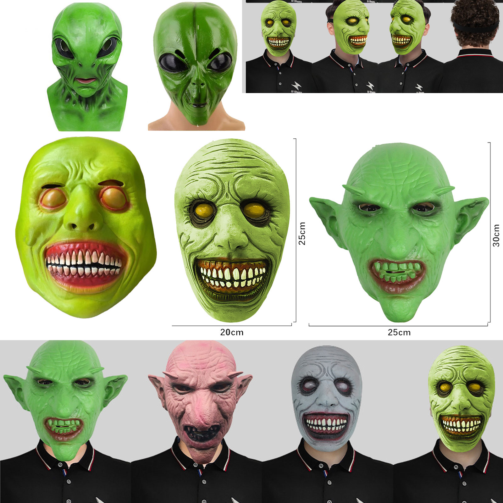 Maska Halloween Obcy Realistyc – Latex Alien Mask Realistic recenzja i cena