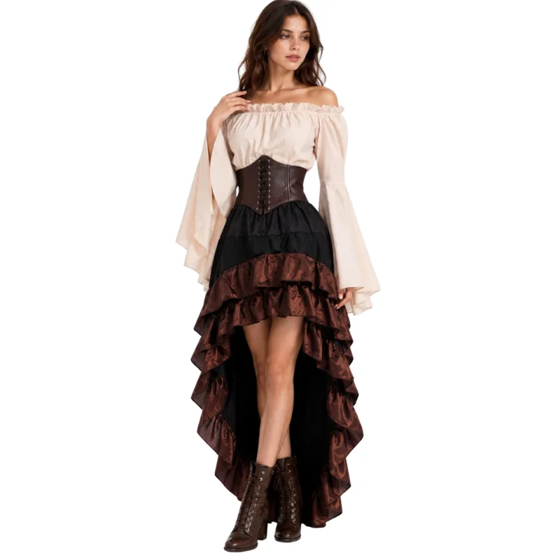 Halloweenowa średniowieczna re – Medieval Renaissance Dress Women recenzja i cena