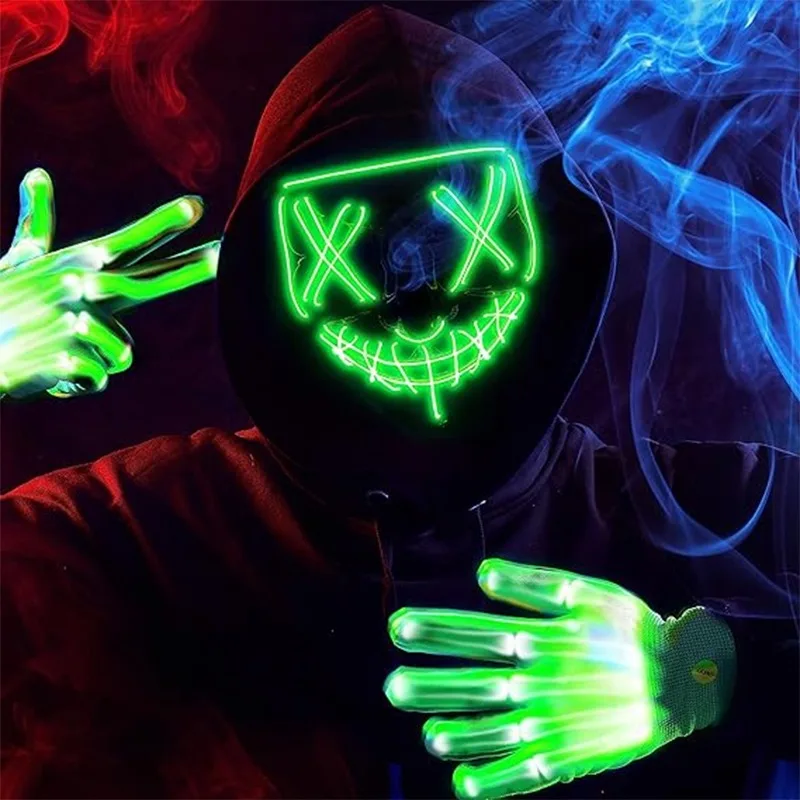 Maska LED Halloween Karnawał B – Led Purge Mask Halloween recenzja i cena