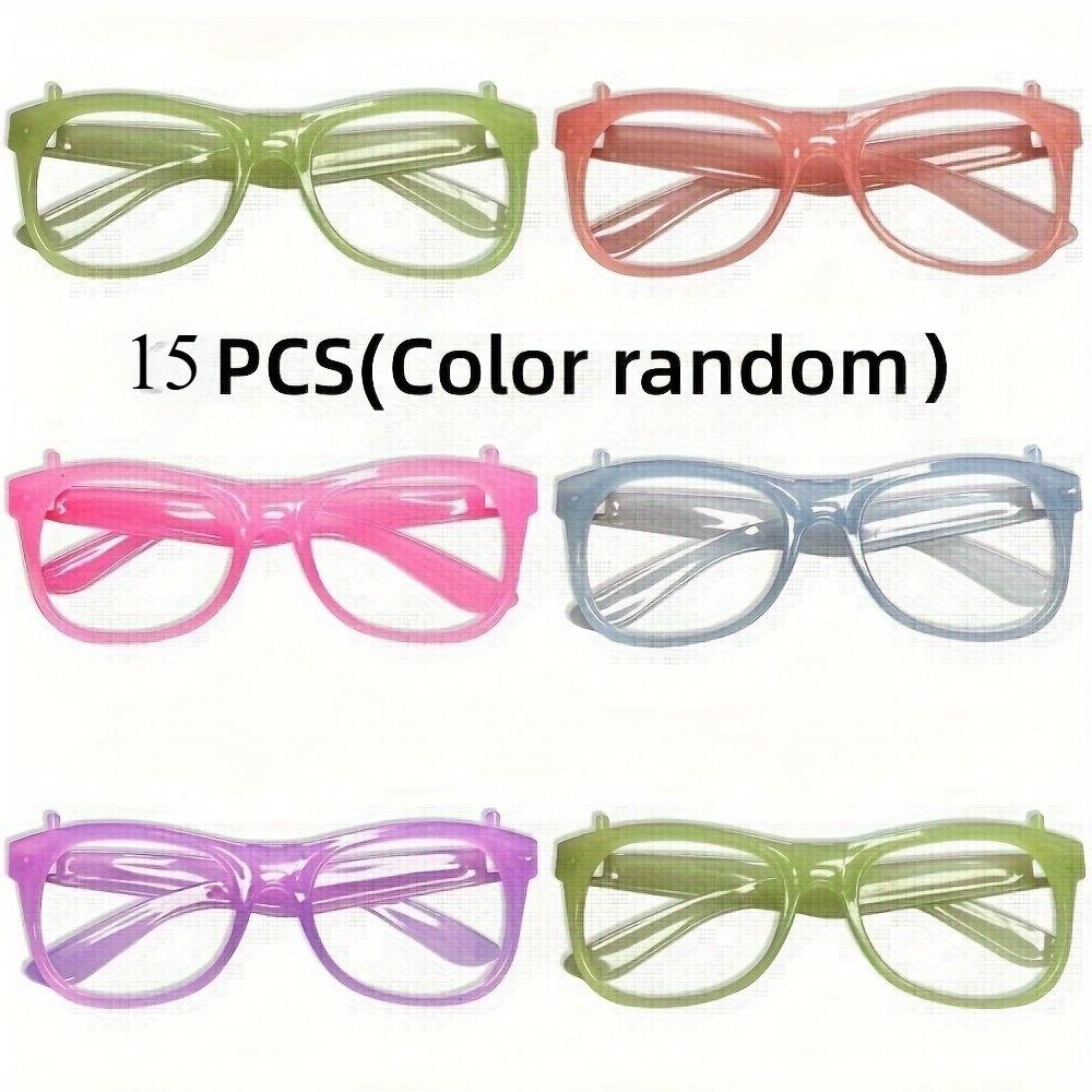 5/12 szt. Okulary UV Świecące  – Glow In The Dark Party Glasses recenzja i cena