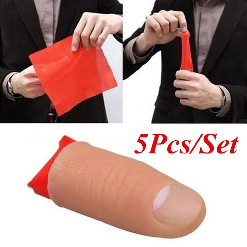 5 sztuk/zestaw Fałszywe Miękki – Thumb Tip Magic Trick Set recenzja i cena