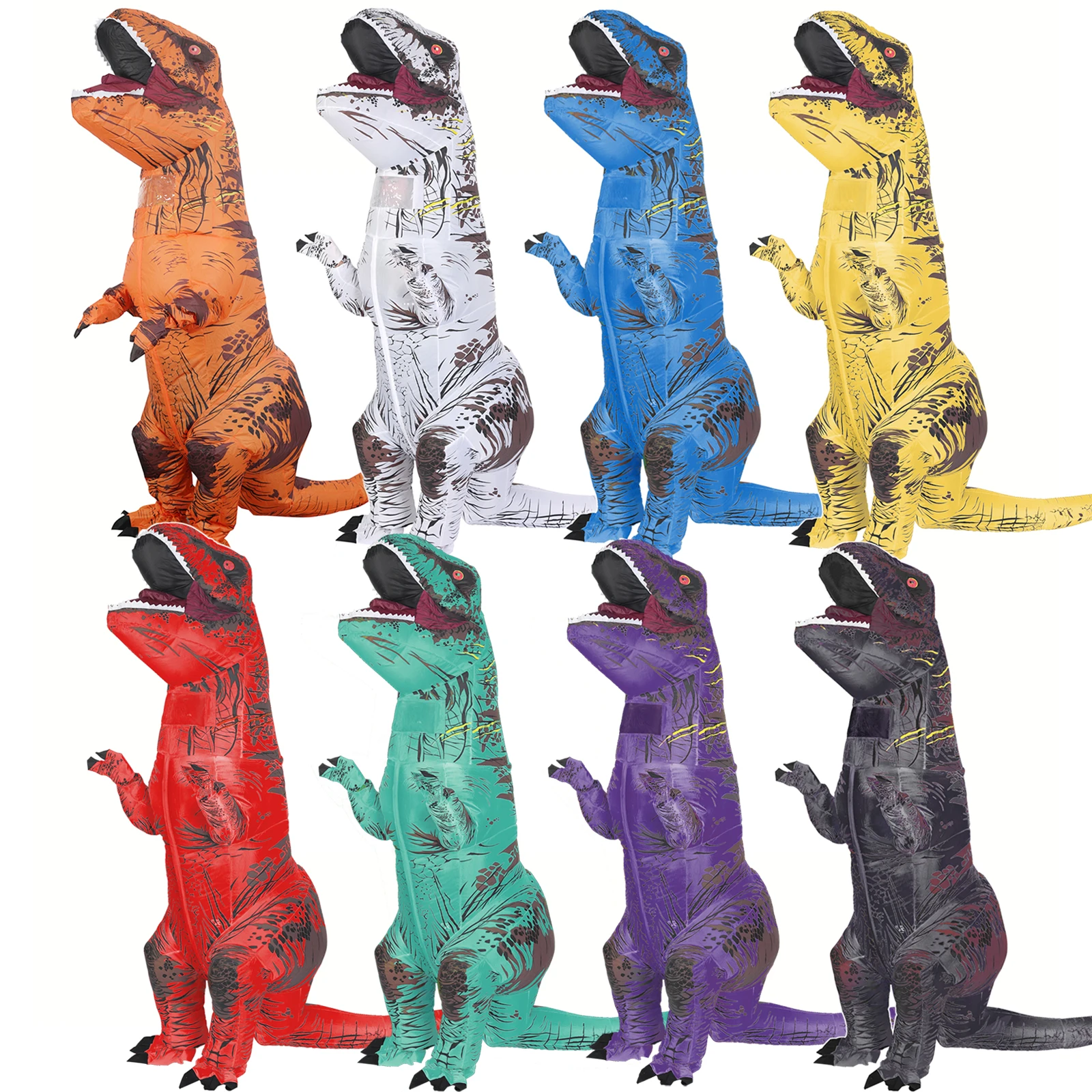 Tyranozaur nadmuchiwany kostiu – Inflatable Dinosaur Costume Adult recenzja i cena