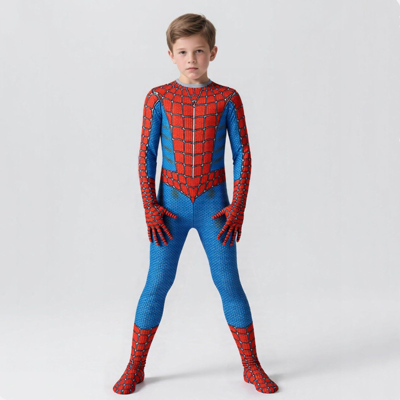 Kostium Superbohatera Unisex d – Spiderman Jumpsuit Kids recenzja i cena