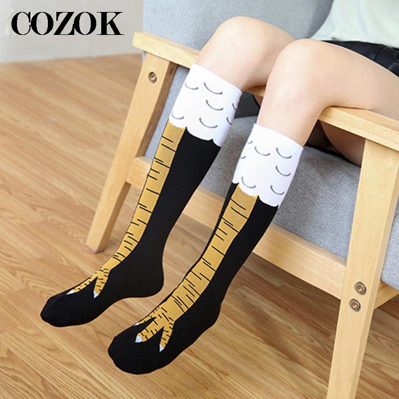 Wysokiej jakości damskie szalo – Funny Chicken Leg Socks recenzja i cena