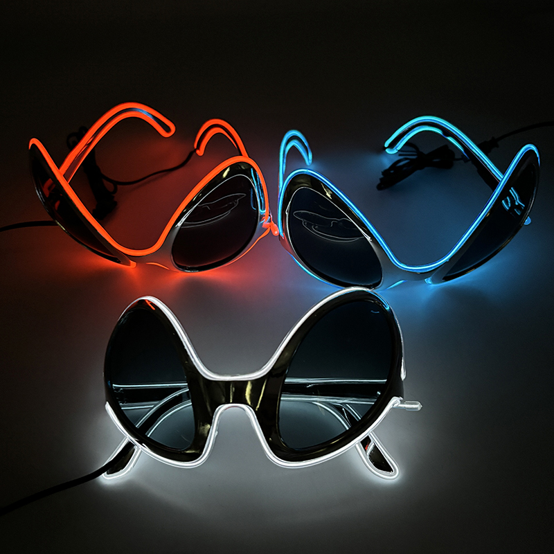 Cool Light Up LED Alien Glasse – Glow In The Dark Party Glasses recenzja i cena