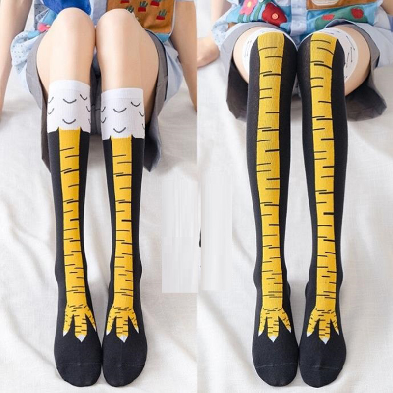1-4 pary damskich podkolanówek – Funny Chicken Leg Socks recenzja i cena