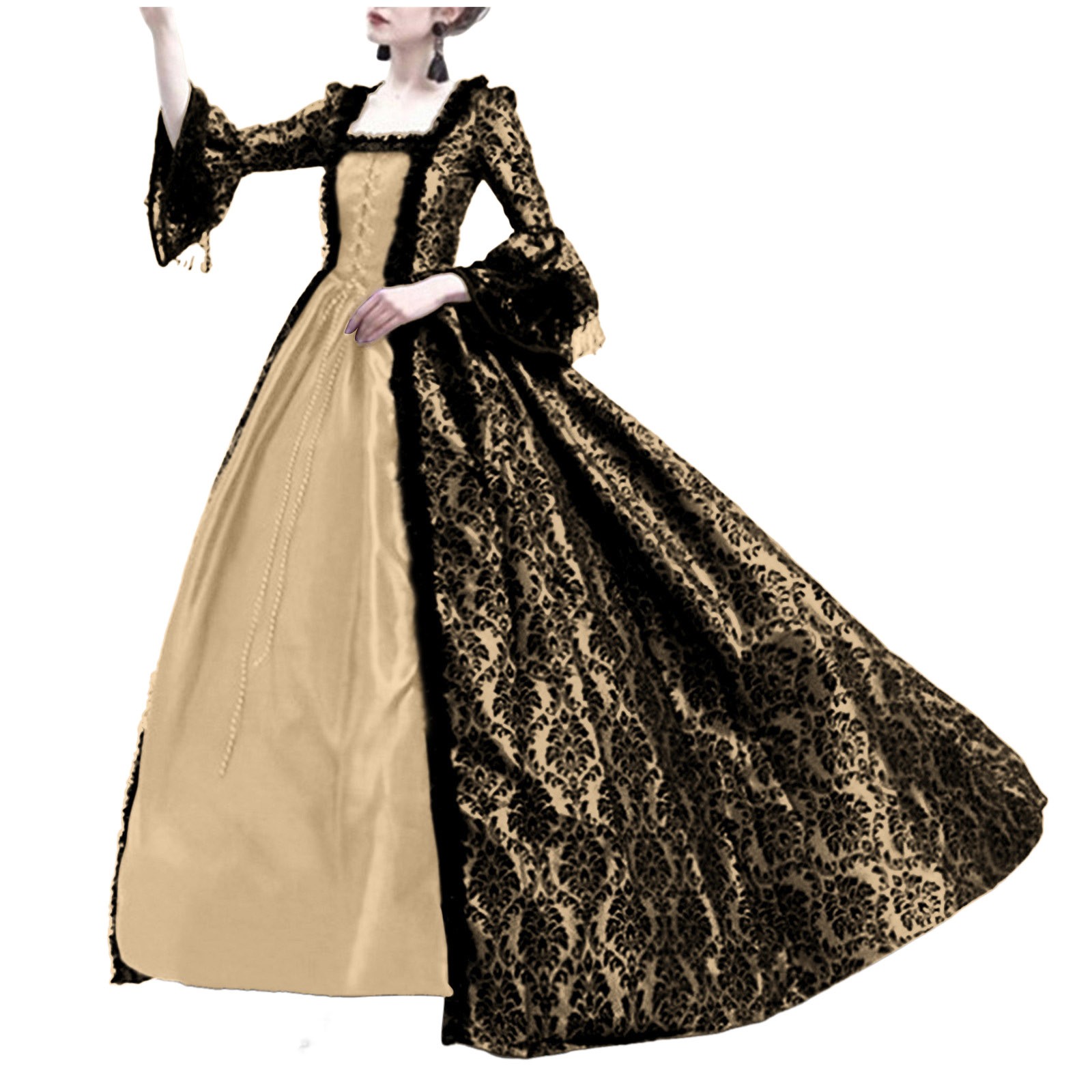 Kostium na Halloween dla kobie – Medieval Renaissance Dress Women recenzja i cena
